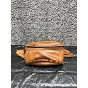 Vintage 80s 90s Coach 6230 Leather Waist Belt Bag Fanny Pack Brown Made In USA